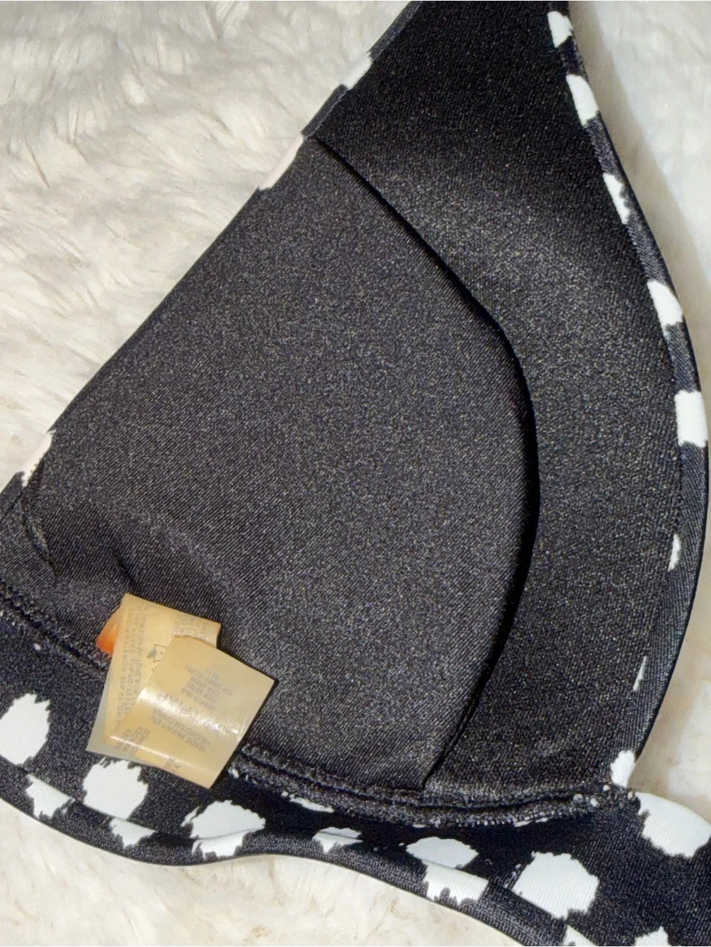 Victoria's Secret Black and White Padded Halter Bra Top size XS - Picture 6 of 6